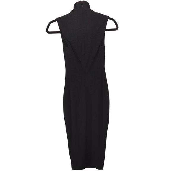 Nookie Manhattan Black Cutout Front Collar‎ Bodycon Midi  Dress | NWT | XS - Picture 6 of 12